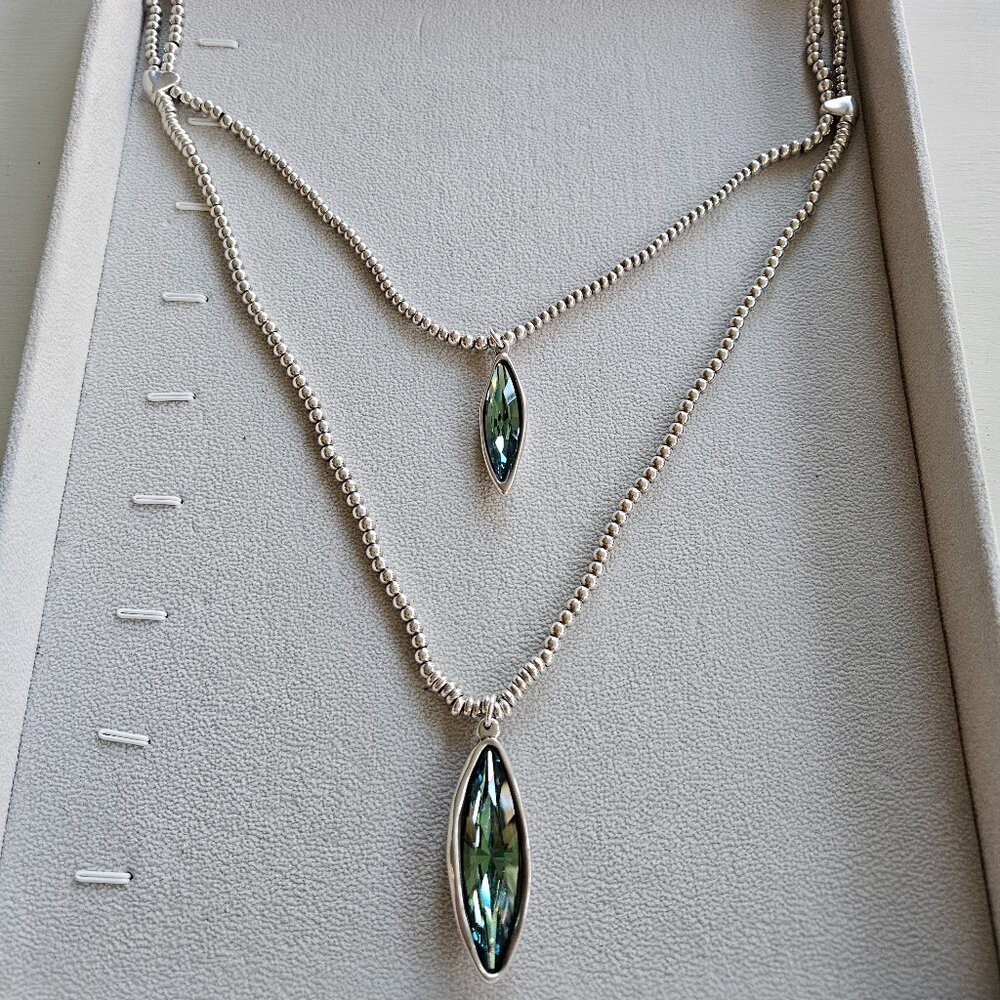 UNO de 50 "Illuminate Two" Necklace - Rare Retired Piece - $225